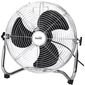HOME PVR 50 padlóventilátor, 120 W, 3 fokozat, 50 cm-es lapátátmérő, állítható fejdőlésszög, fém lapátok, fém rács