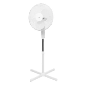 HOME SF40WH állóventilátor, 45 W, 40cm-es lapátátmérő, 3 sebességfokozat, oszcillálás, állítható fejdőlésszög, fehér színű