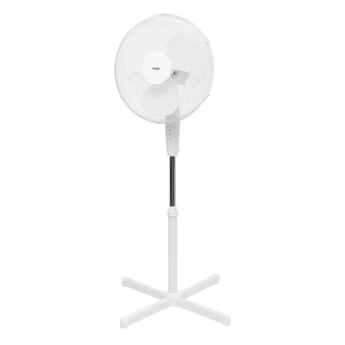 HOME SF40WH állóventilátor, 45 W, 40cm-es lapátátmérő, 3 sebességfokozat, oszcillálás, állítható fejdőlésszög, fehér színű